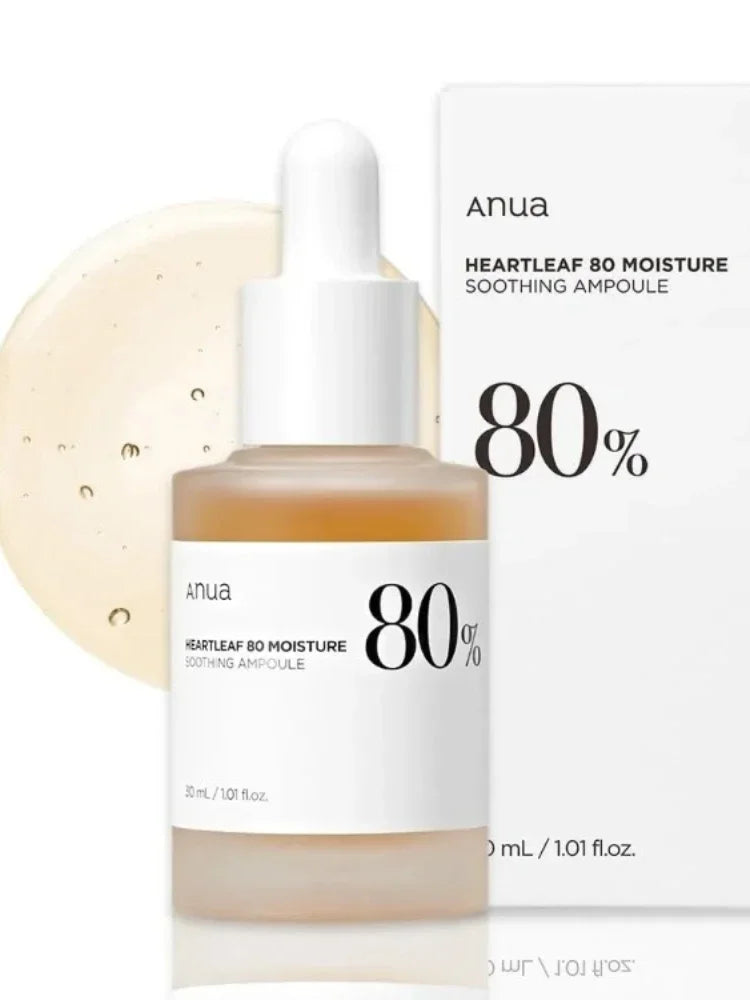 Anua Heartleaf  80% Moisturizer  Soothing Ampoule Hyaluronic acid Moisturizer